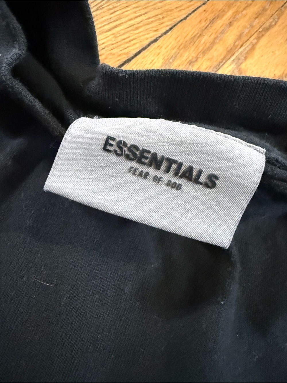 Essentials Fear Of God Men's Black Long-Sleeve Shirt - Picture 3 of 6